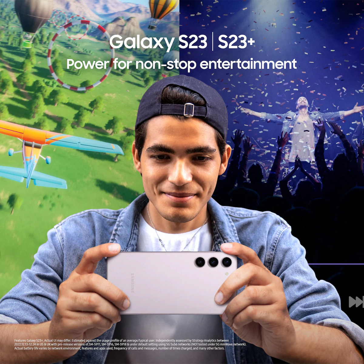 Samsung Galaxy S23 5G smarttelefon 8/256GB (sort)