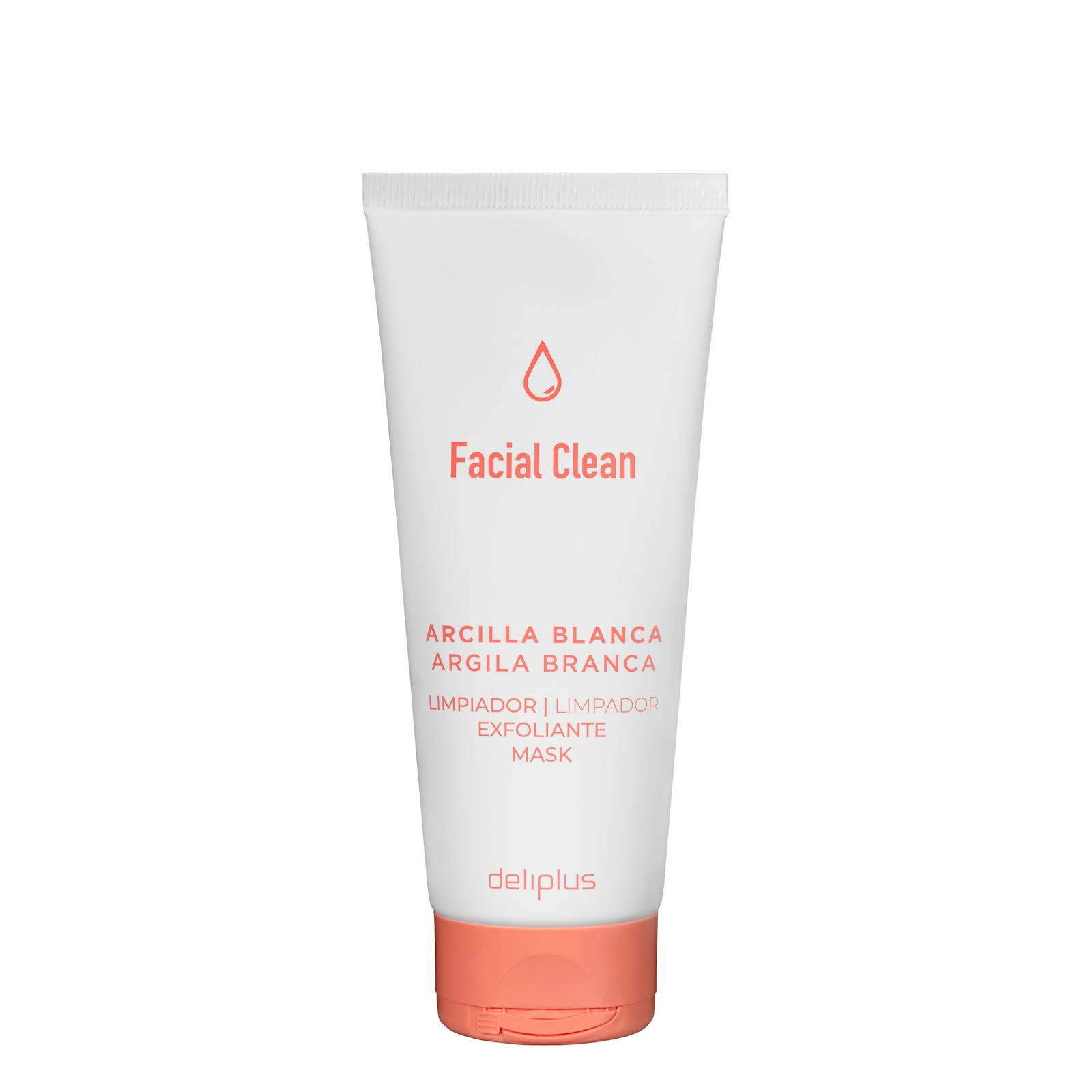 Nettoyant, gommage et masque pour le visage à l'argile blanche