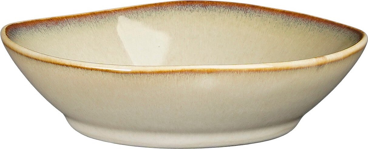 Mica Decorations schaal Racco beige D 12 H 4 cm