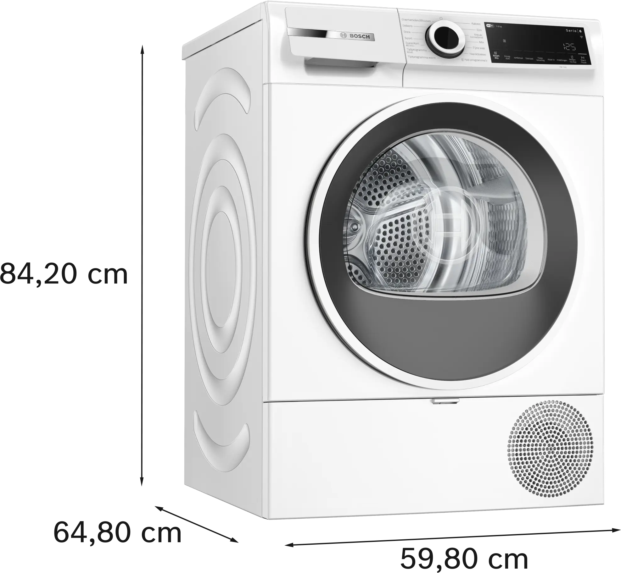 Serie 6 Warmtepompdroger 8 kg
