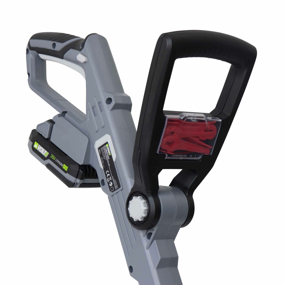 Voltr - débroussailleuse sans fil voltr ø25cm - coupe-bordures électrique avec batterie lithium ion + chargeur 20v