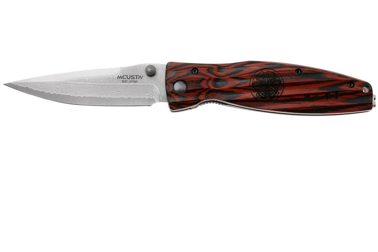 Mcusta MC-0183D Sengoku Tokugawa Ieyasu, red pakkawood handle, herenmes