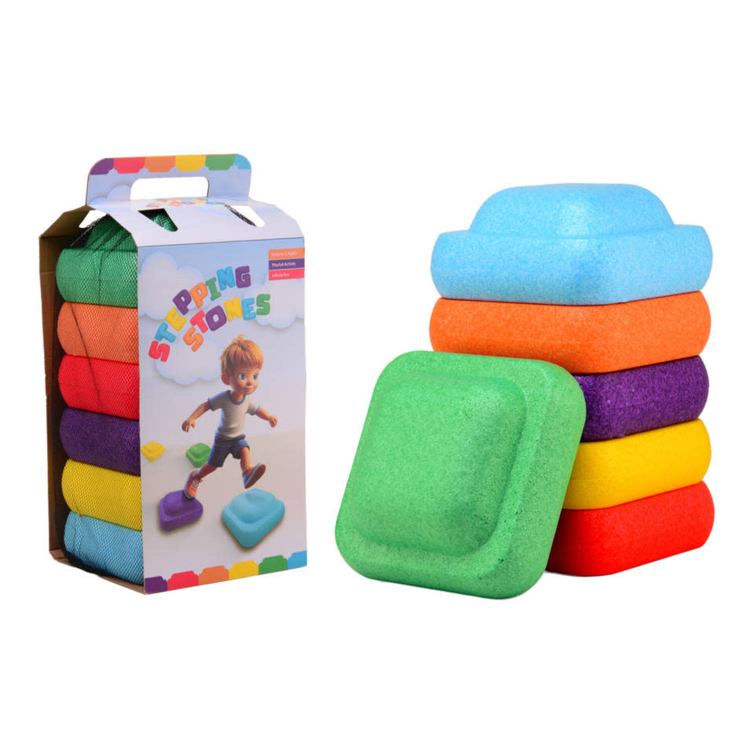 Stap Stenen | Set van 6 stuks