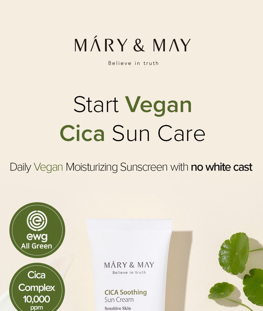 Mary&May - CICA Verzachtende Zonnecrème Mini