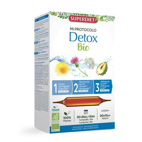 Superdiet Detox Bio 30 Ampolas X 15Ml