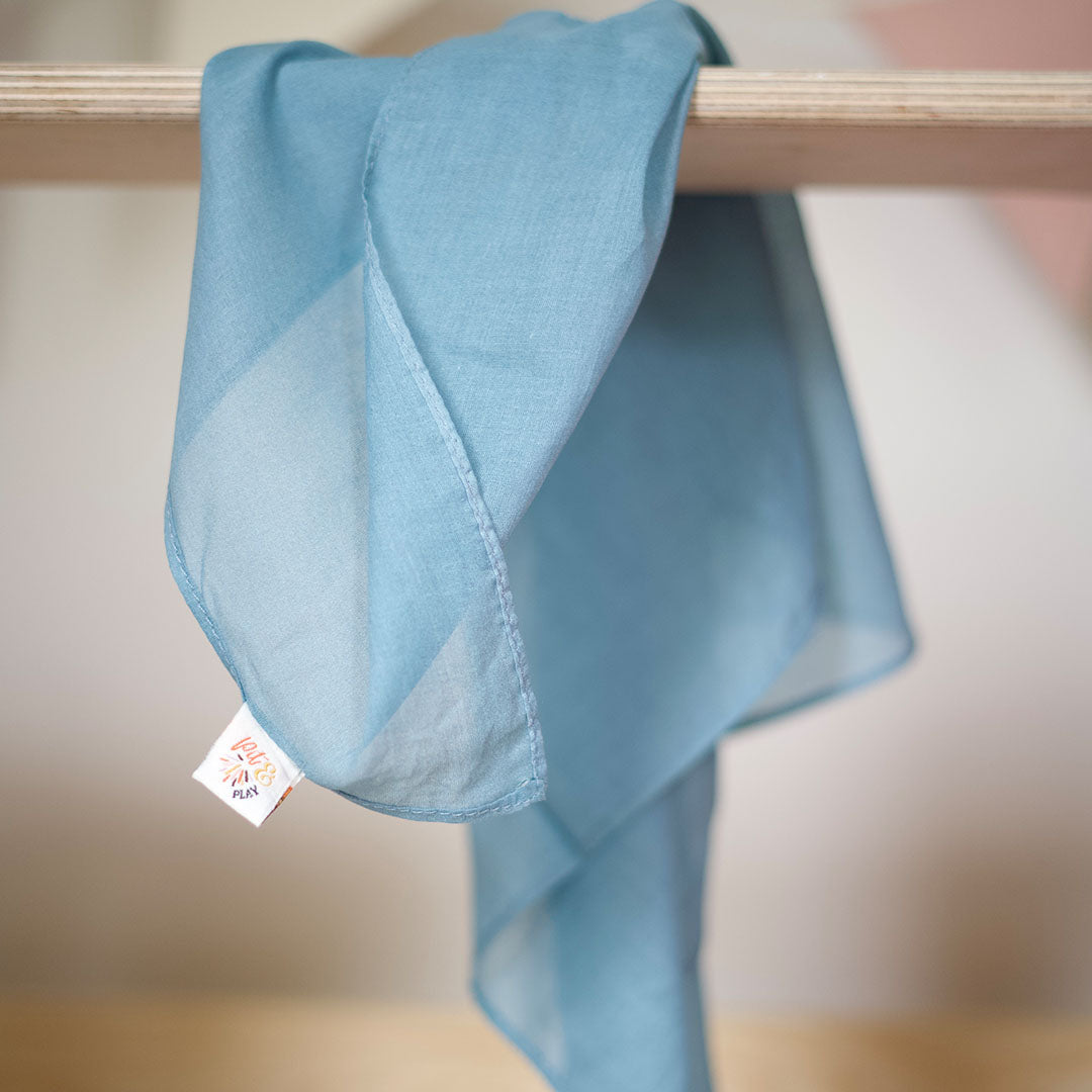 pit and play speeldoek pastel - blauw - 75x75 cm
