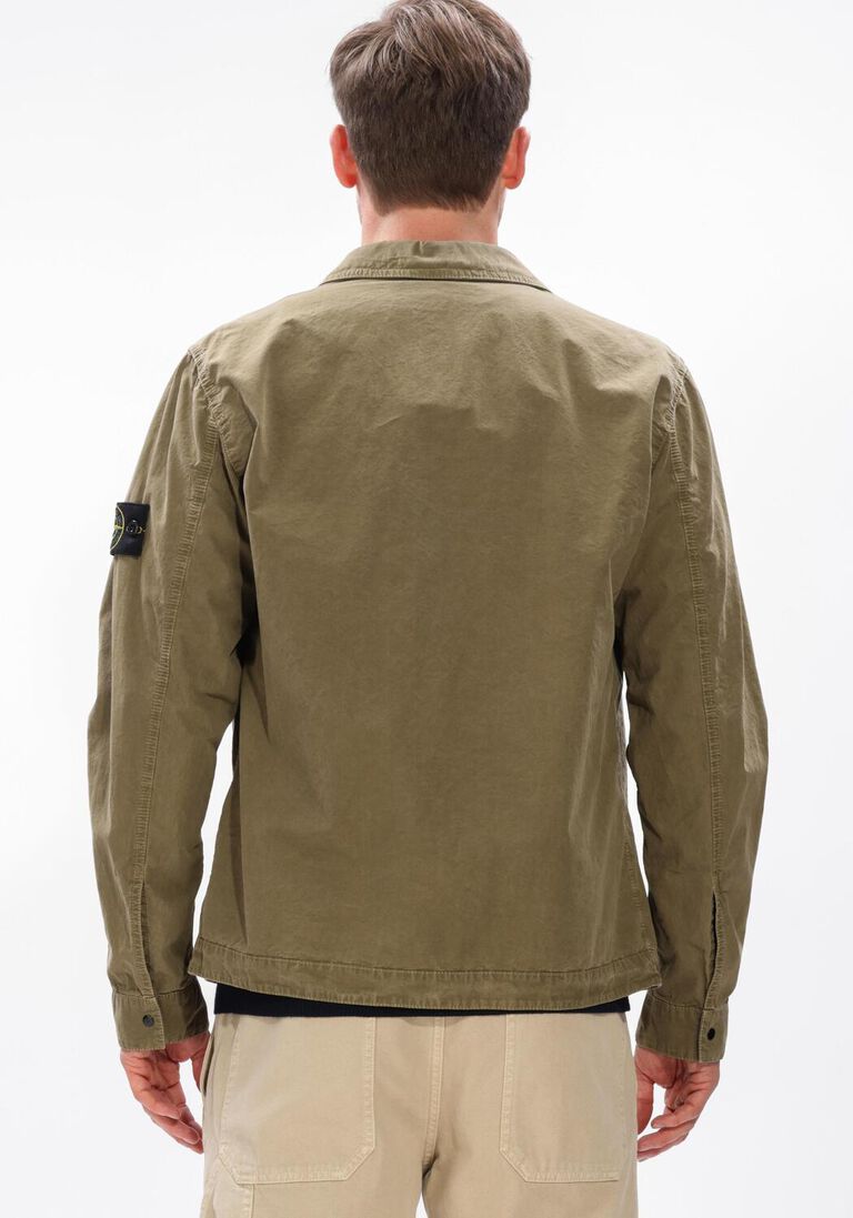 groene stone island overshirts shirts s00wn