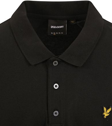 Lyle and Scott Plussize Polo Zwart SP400VOGX-Z865 kopen