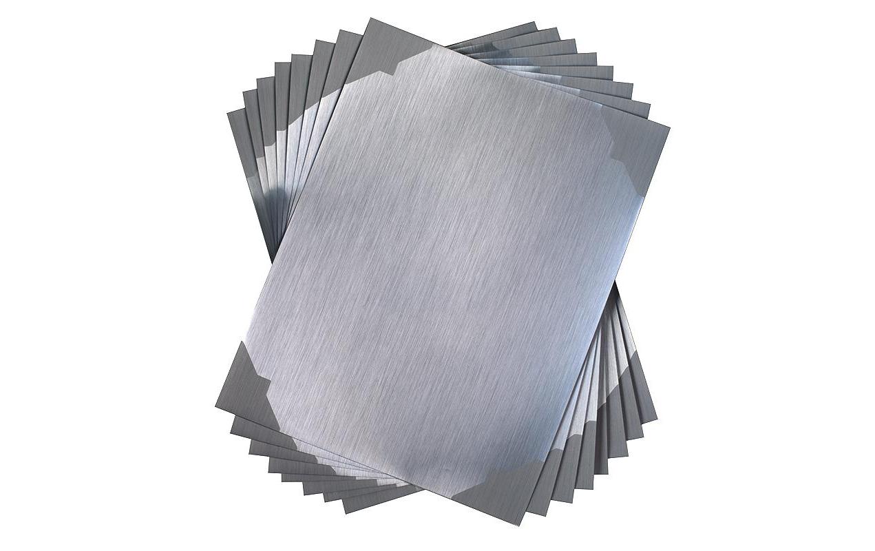 Stickerpapier Metallic SilberSticker Papier Print and Cut