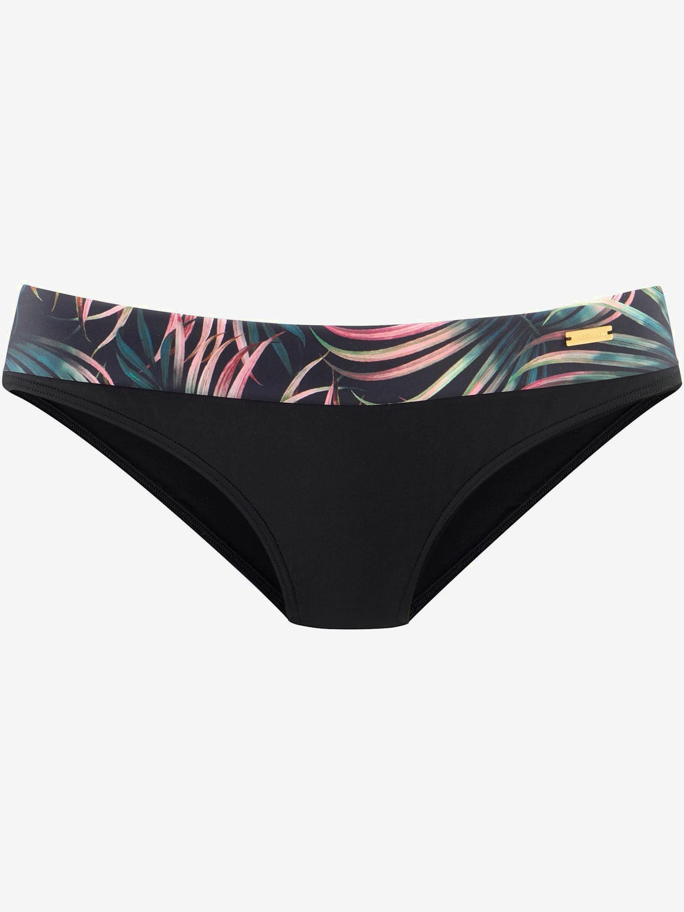 Bas de maillot de bain imprimé tropical