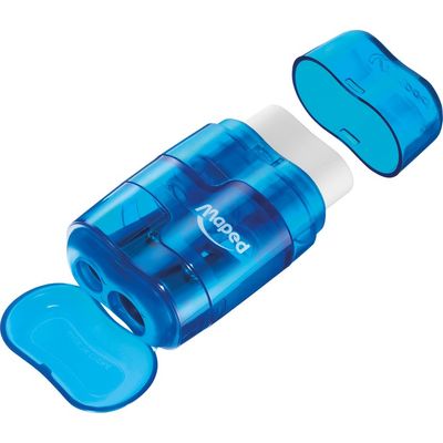 Maped DUO Connect - Taille crayon / gomme - 2 trous - disponible dans différentes couleurs