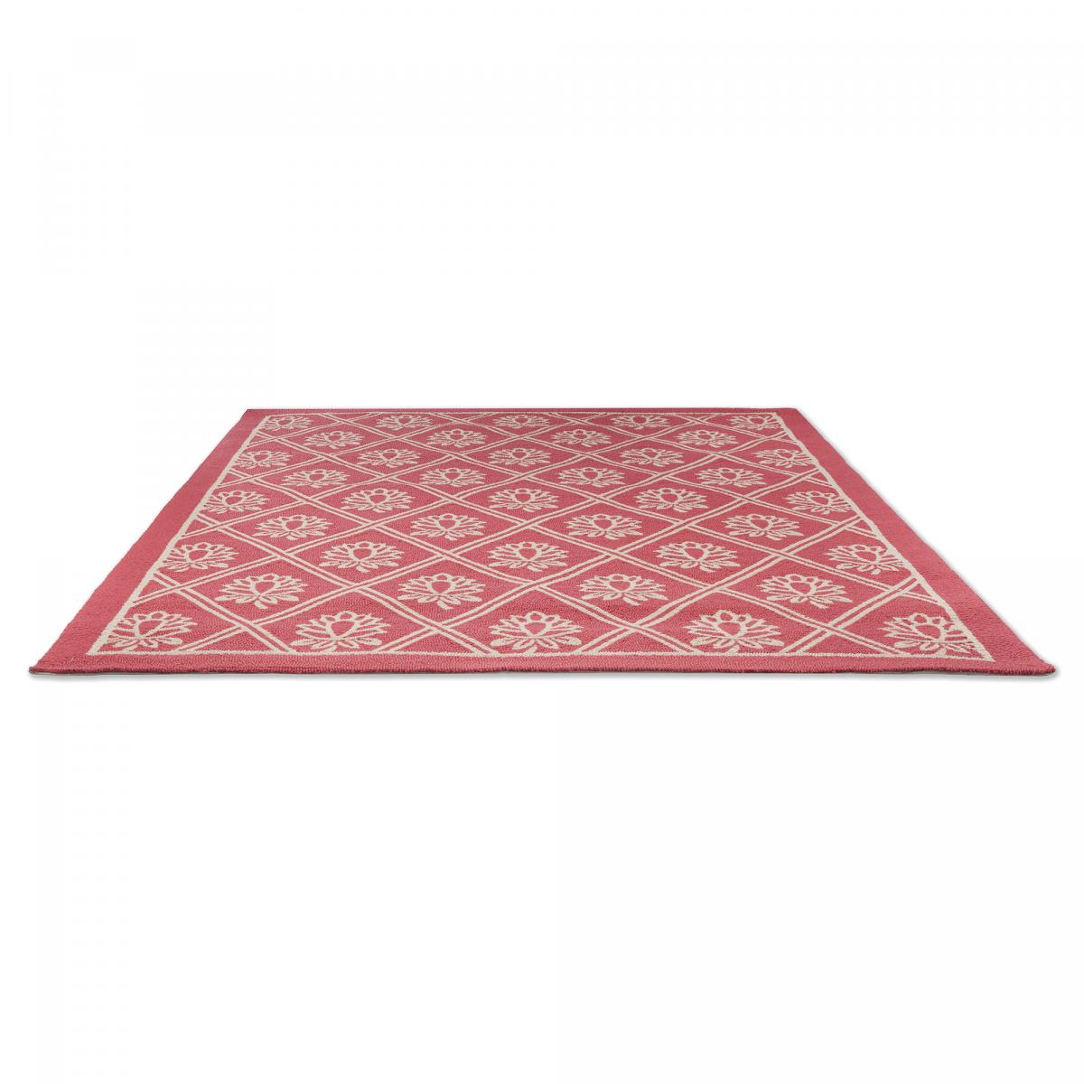 Tapis extérieur rouge 140x200 cm