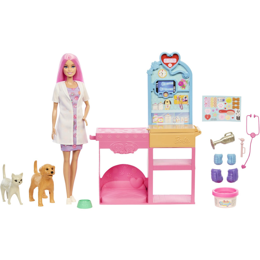 Køb Barbie® Fast Cast Dyrlægeklinik