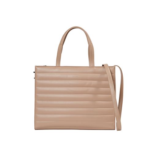 Calvin Klein Line Quilt Medium Tote Taske, Chanterelle