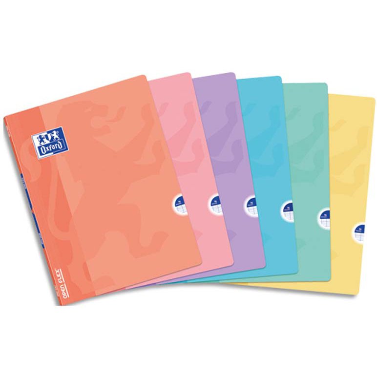 Cahier hamelin openflex pastel agrafe 240x320 96      pages optik paper seyes