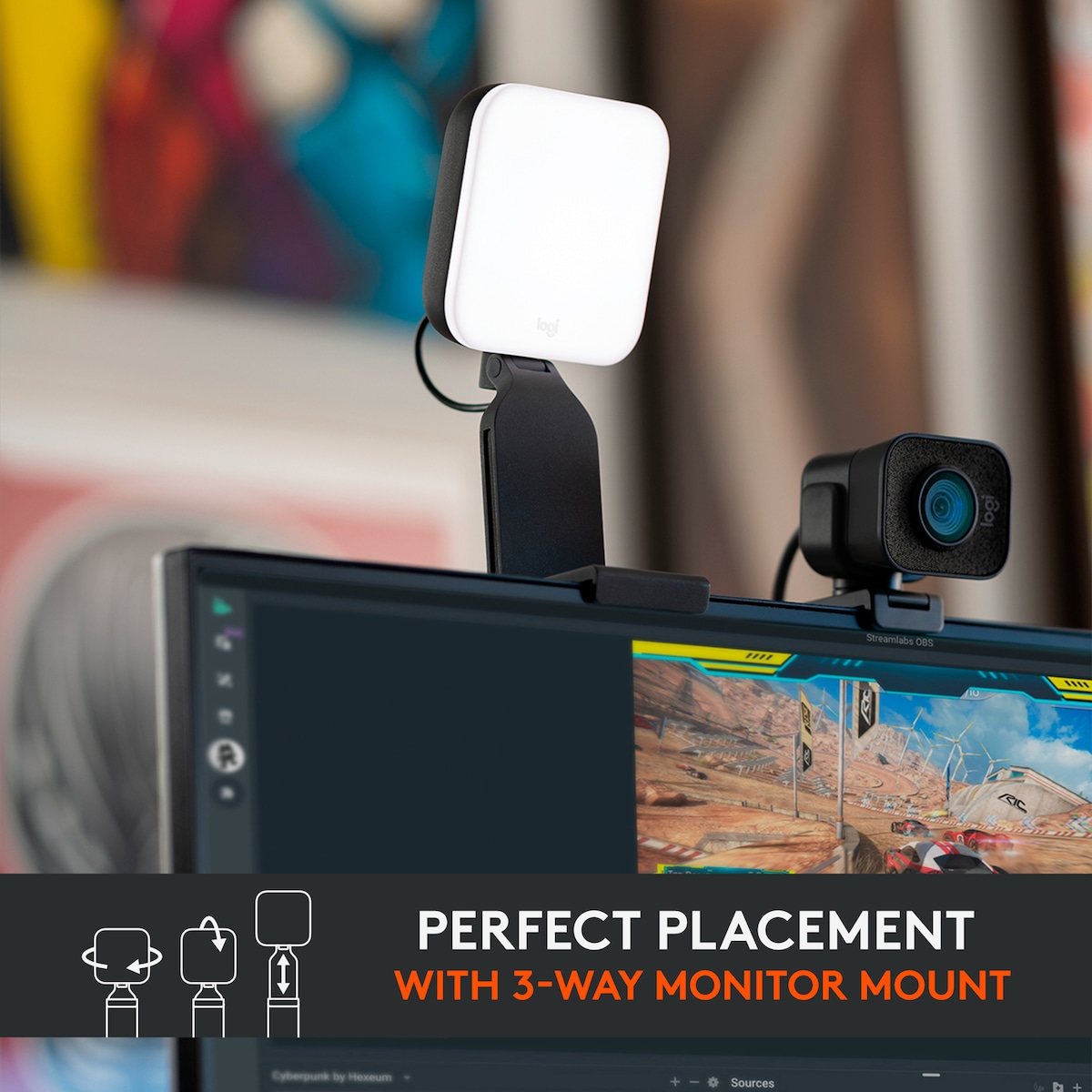 Logitech Litra Glow videolys