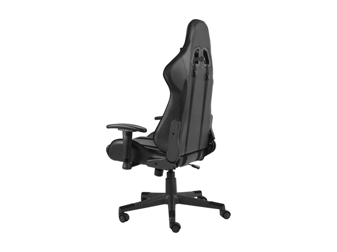 Chaise de jeu pivotante Noir PVC