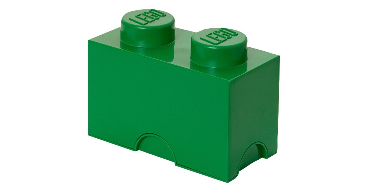 Room CopenhagenLEGO Storage Brick 2 Groen opbergdoos  (Groen)