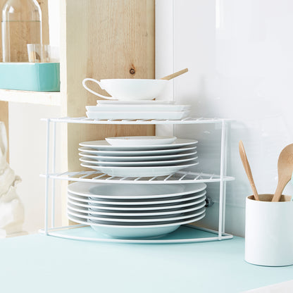 Etagère de cuisine Perth en métal blanc
