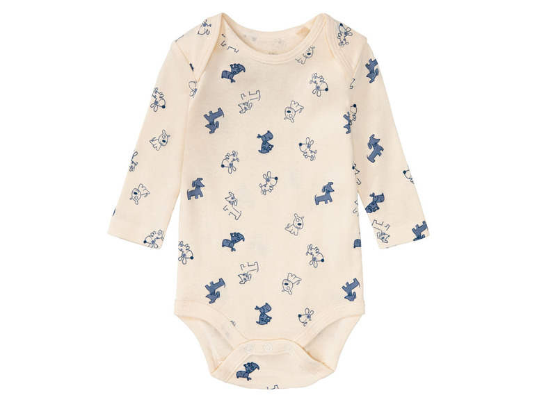 Body's voor babyjongens, set van 2, van bio-katoen
