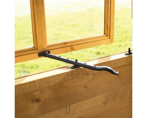 Bertilo Melrose tuinhuis met vloer, 214 x 246 cm, natuurlijke afwerking
