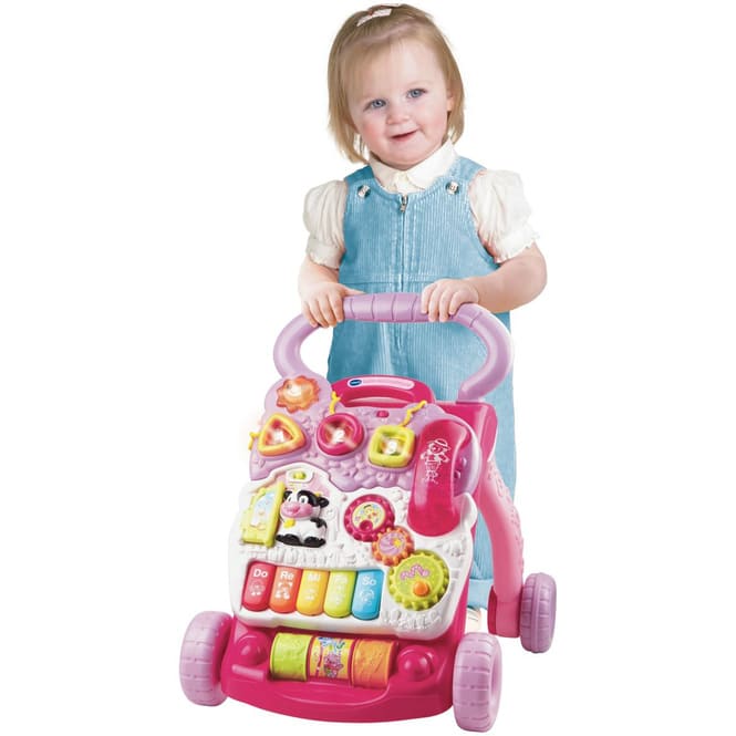 Baby Spiel- und Laufwagen, pink - VTech