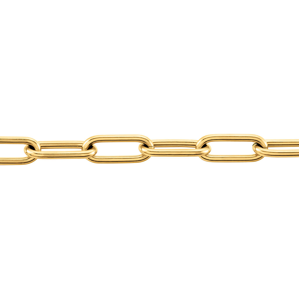 Bracelet Maille Urban Line Acier Doré