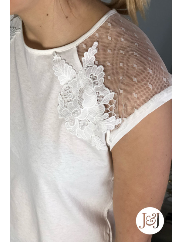 T-shirt blanc 'Manille'