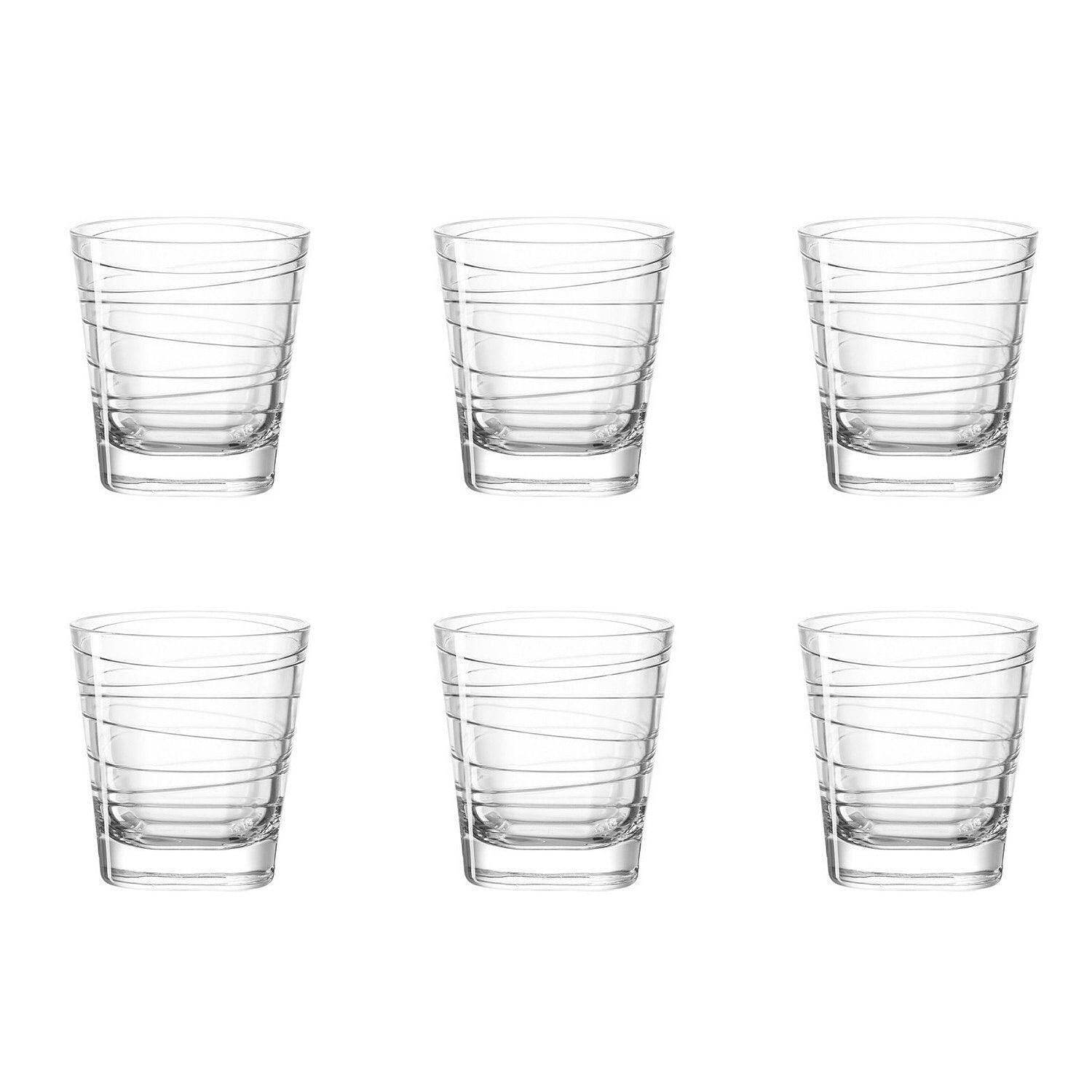 LEONARDO Wasserglas VARIO STRUTTURA 6er Set Klarglas