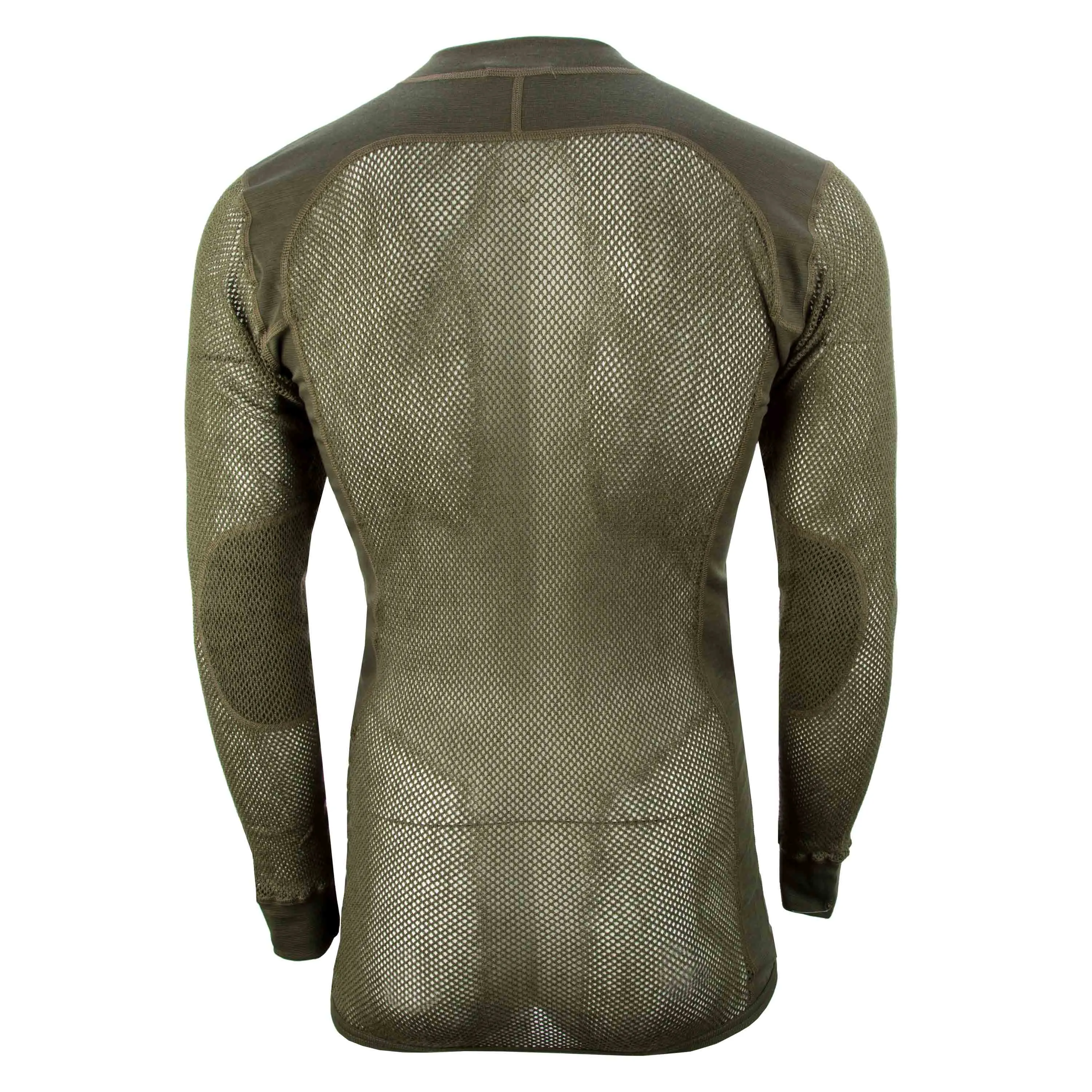 Aclima -  Aclima Pullover Woolnet Crew Neck olive night