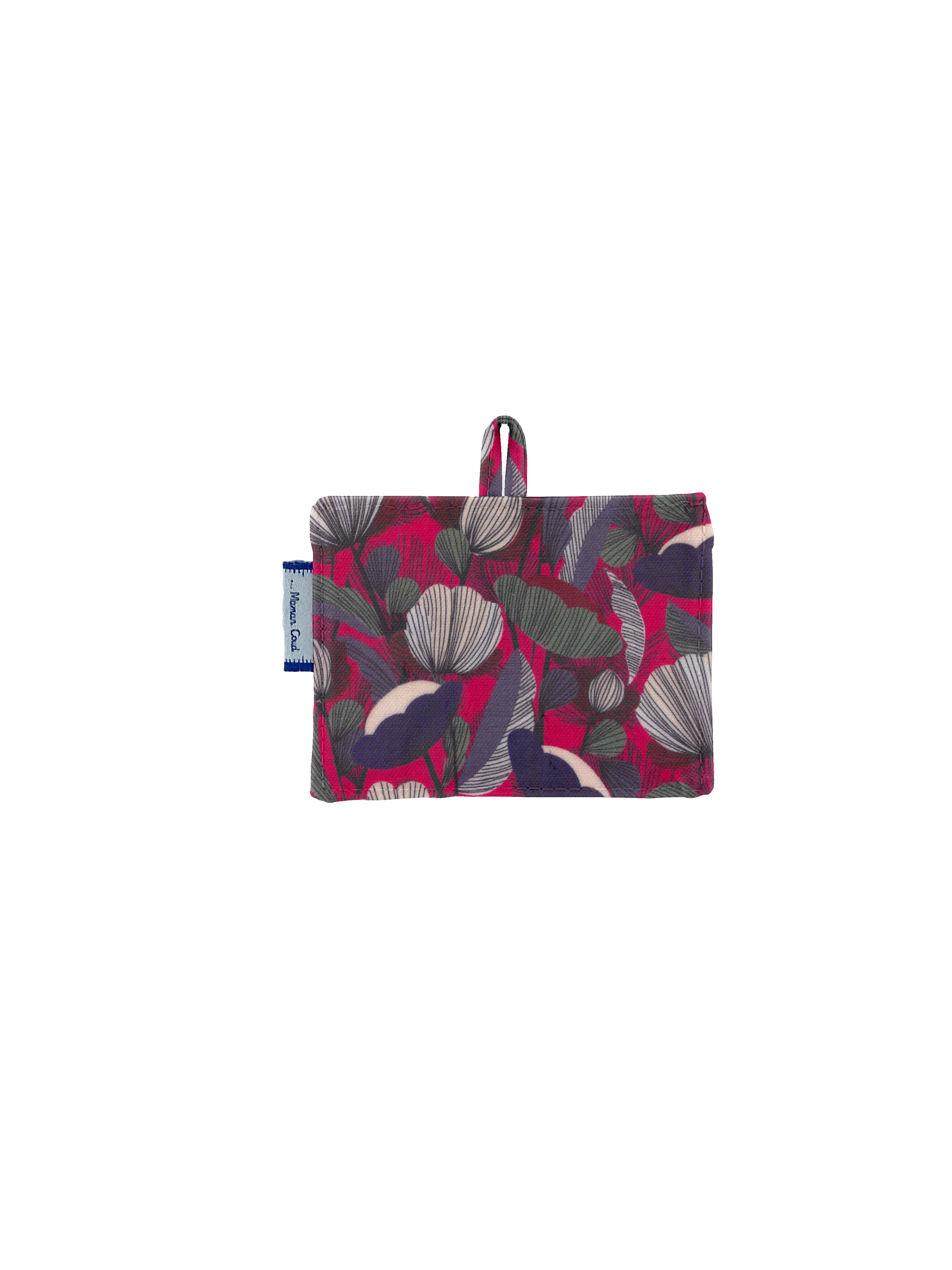 Porte Badge Pavot Fuchsia