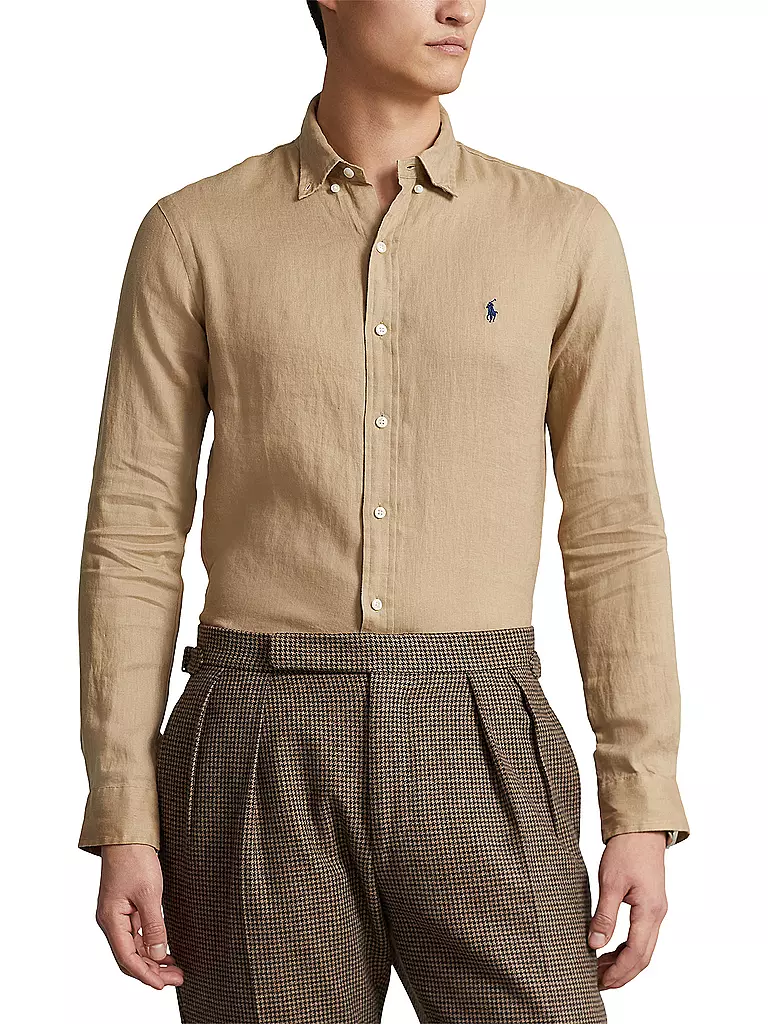 POLO RALPH LAUREN Leinenhemd beige