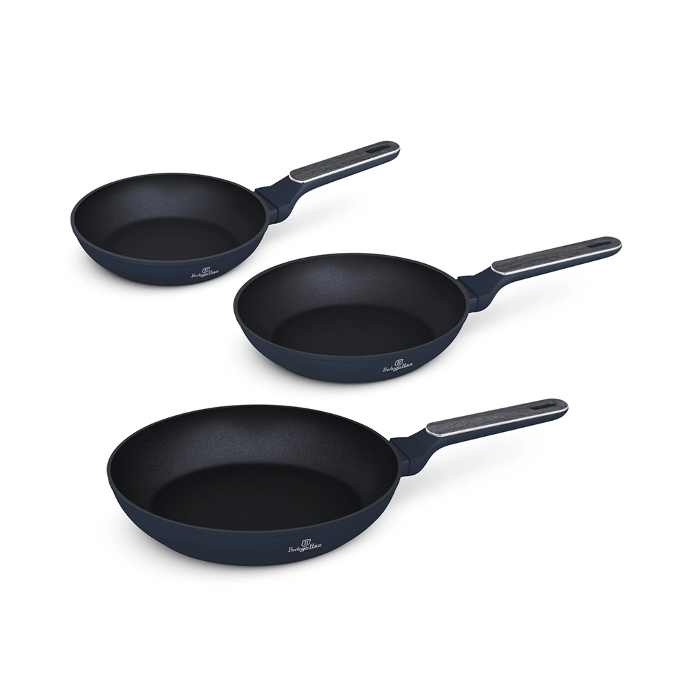 Berlinger Haus Bratpfannen 3er Set Ø 20/24/28cm Deep Sea Collection