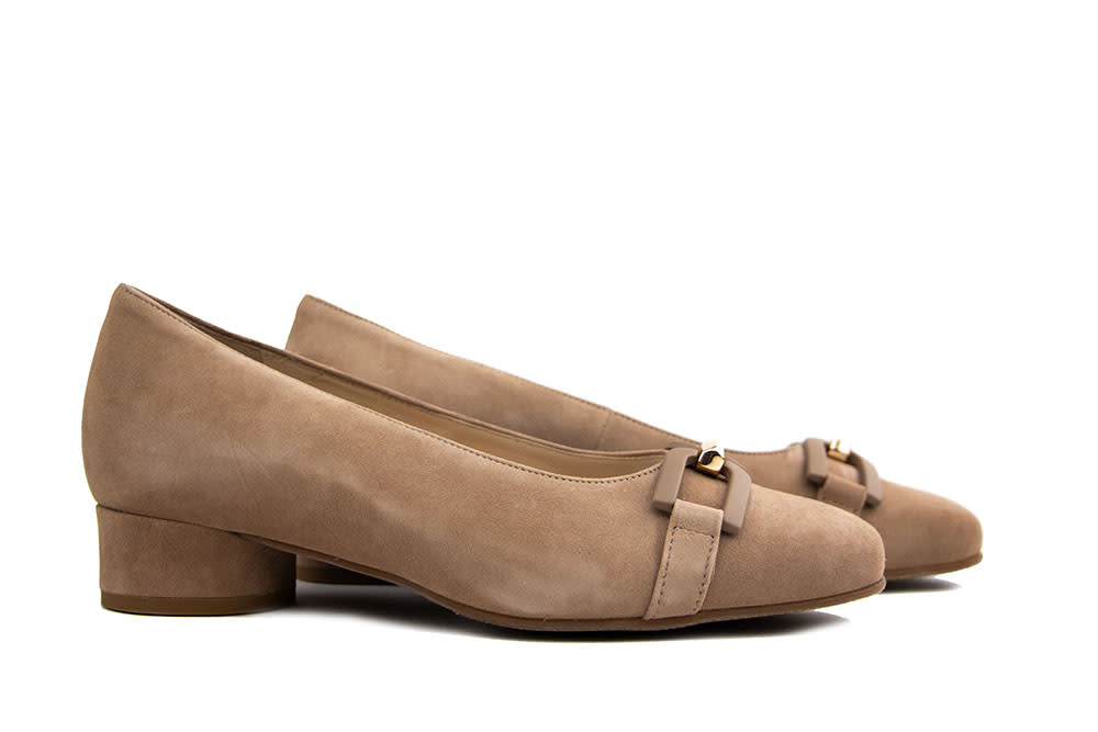 Hassia Pump Cappuccino Suede Roma