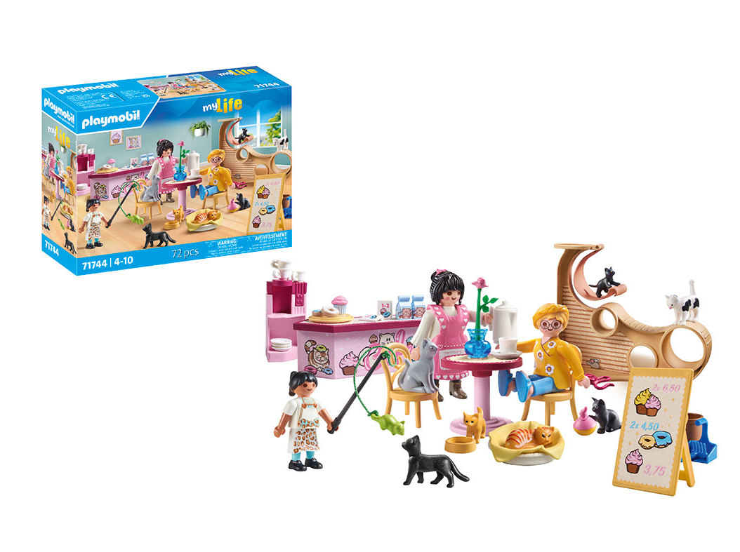 CAFÉ PARA GATOS PLAYMOBIL
