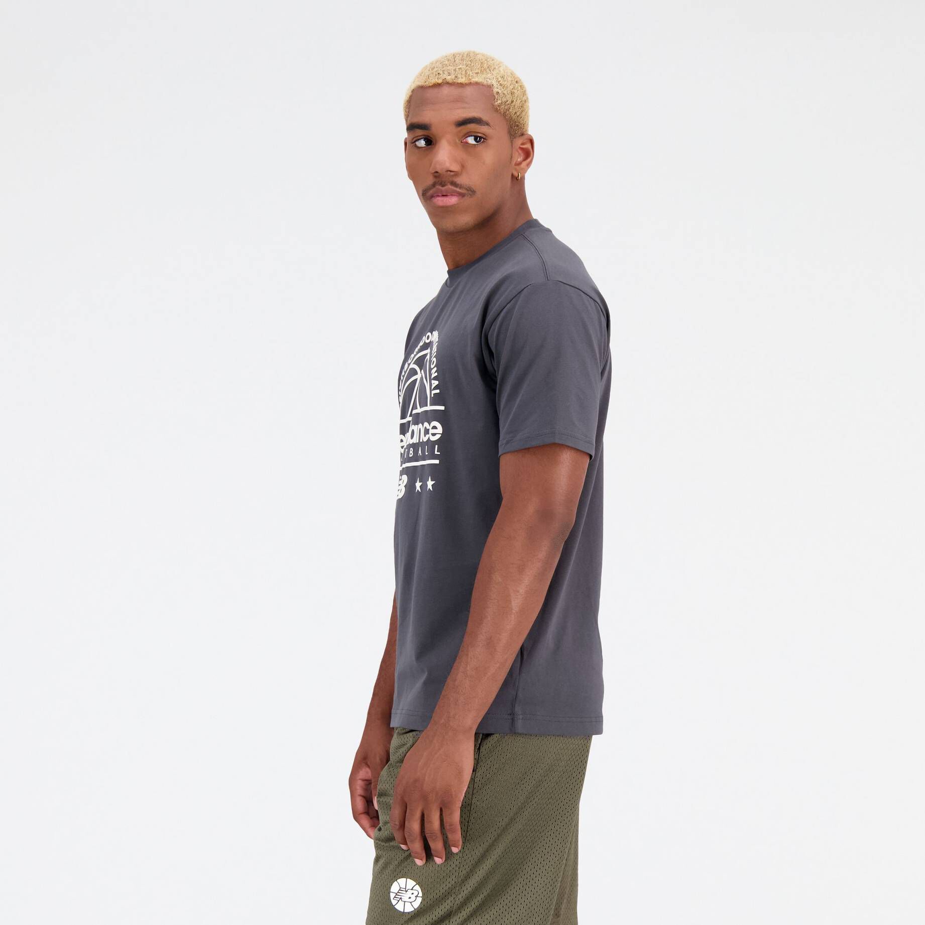 new balance| Herren T-Shirt HOOPS COTTON JERSEY
