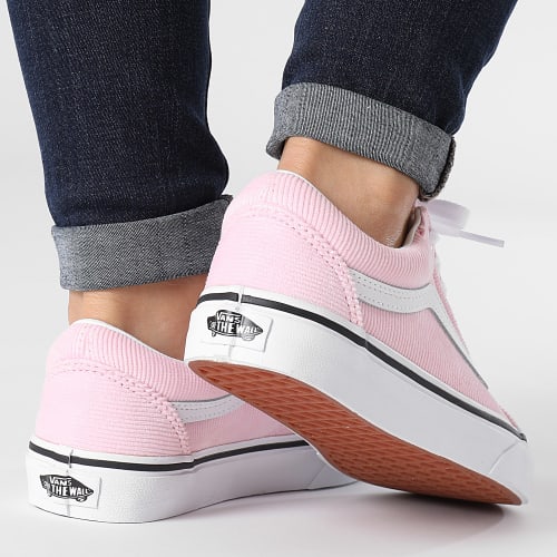 Baskets Femme Old Skool 7NTPNK1 Mini Cord Pink