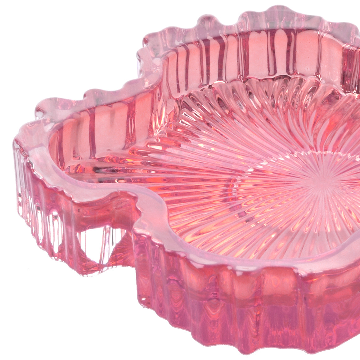 My Home Kerzenhalter in Blumen-Form pink