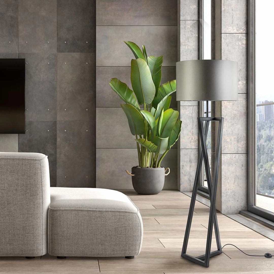 Vloerlamp Ztahl - 1221-9005 Calitri ⌀50  x H165 cm