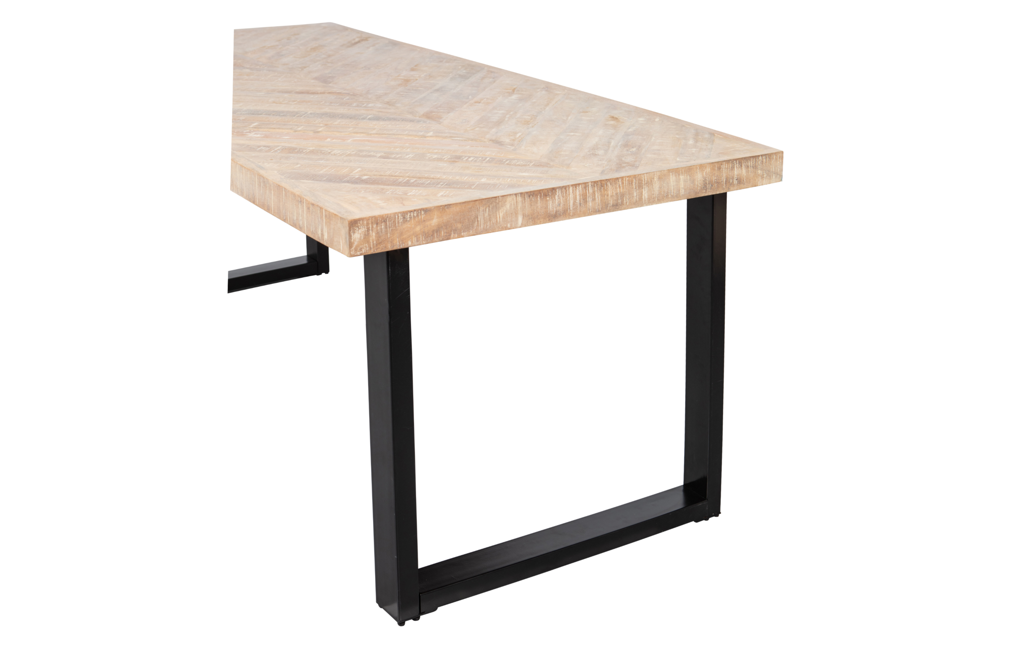 WOOOD tafel Tablo mango visgraat 180x90 Tablo Tafel Mango Visgraat 180x90 - U-poot
