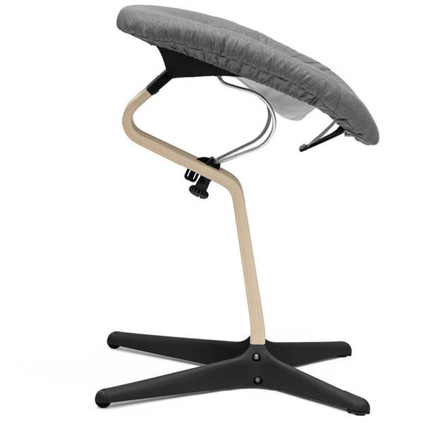 STOKKESTOKKE   Nomi Stuhl Oak inkl. Newborn Set black grey sand