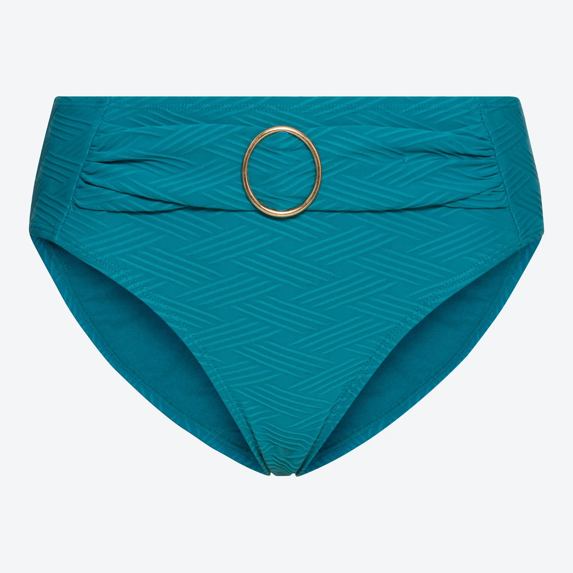Damen-Bikini-Hose mit Jacquard-Muster