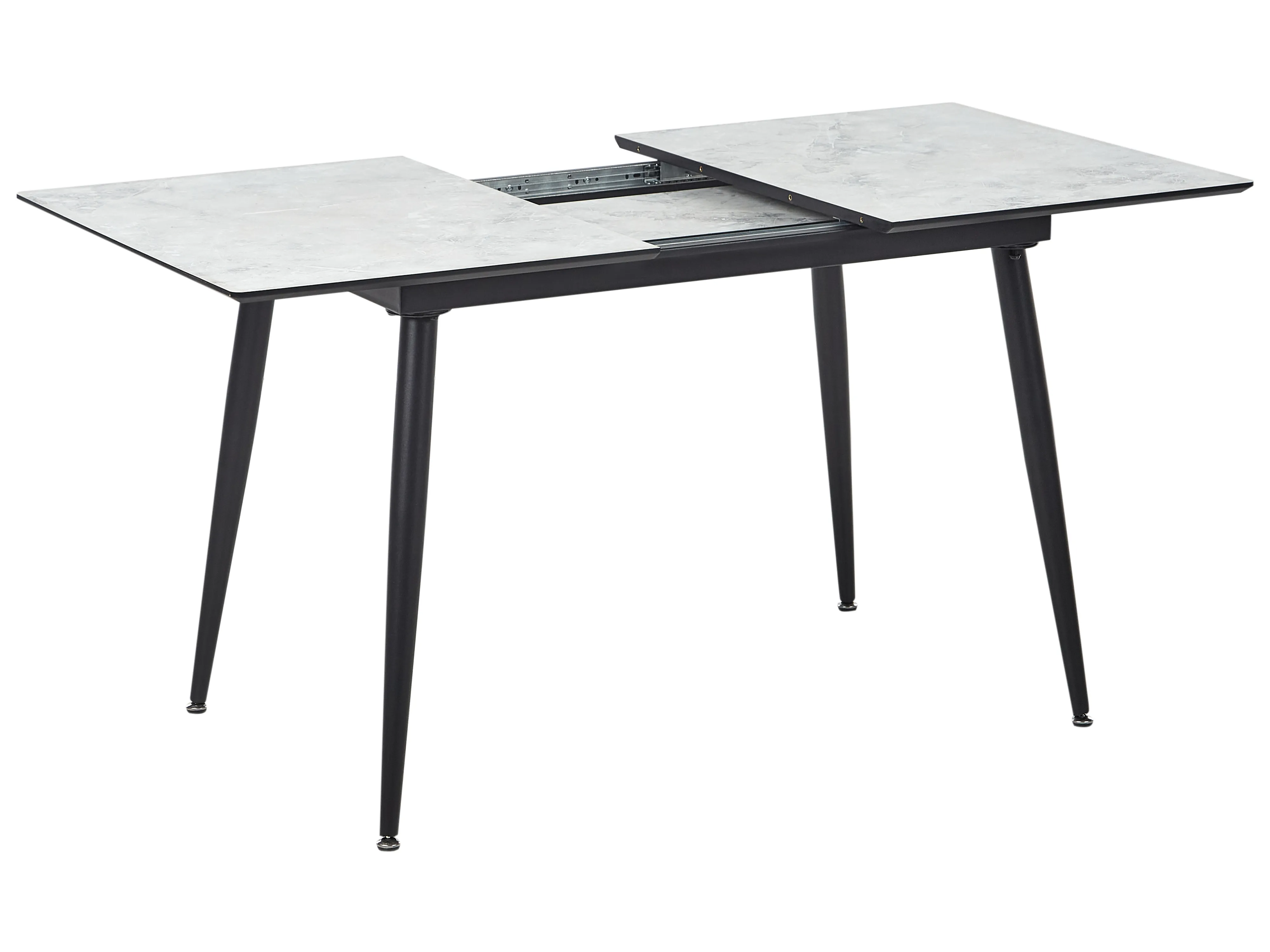 Eettafel EFTALIA Wit marmer 80 cm 120/150 cm