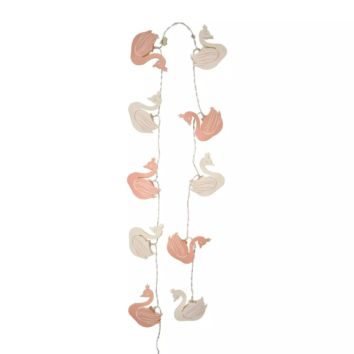 Guirlande lumineuse LED enfant (165 cm) Cygne Blanche