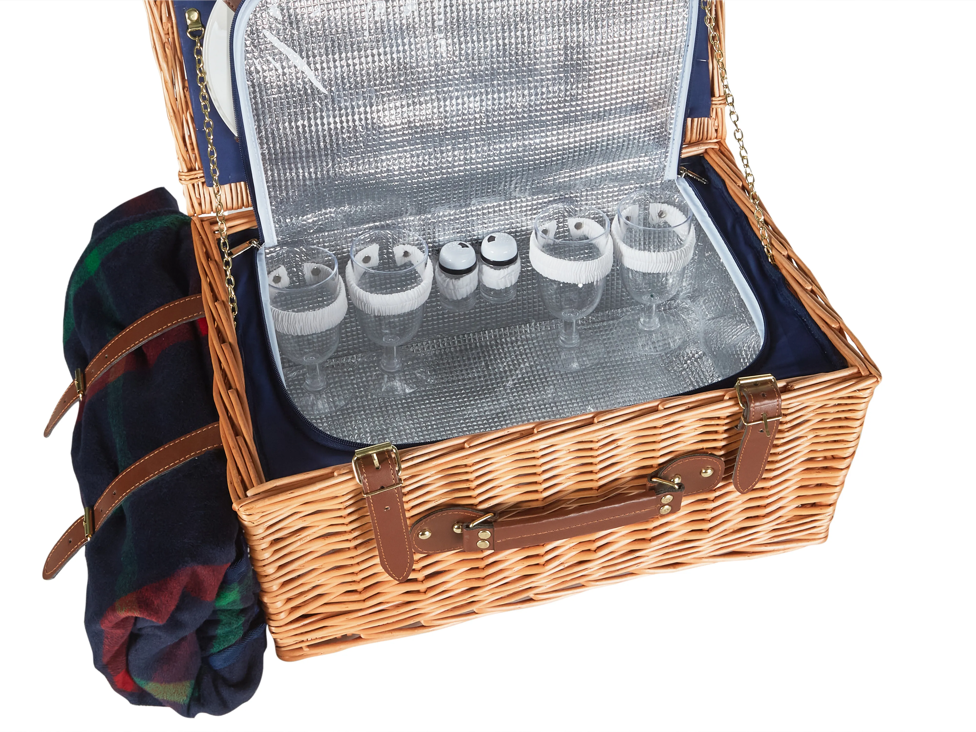 Picknickmand CREPES Hout Bruin