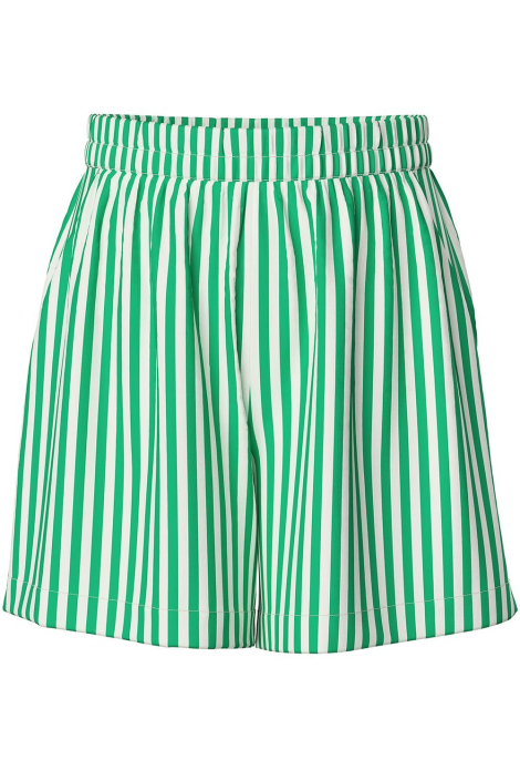 Pieces groene dames korte broek