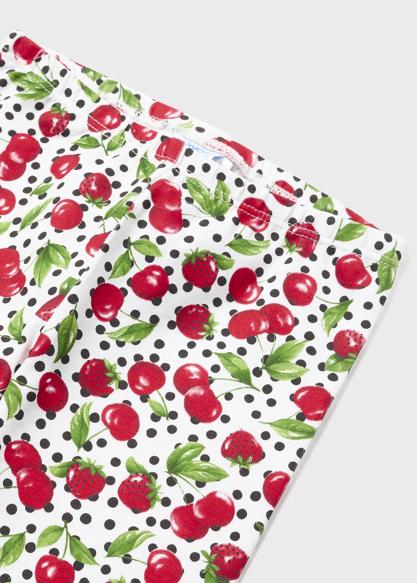 Leggings estampadas de algodão sustentável para bebês