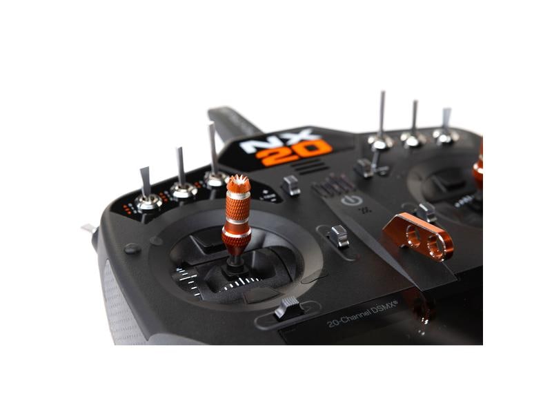Spektrum Fernsteuerung NX20 DSMX 20-Kanal (nur Sender) Professioneller 20 Kanal Sender für Flugmodelle