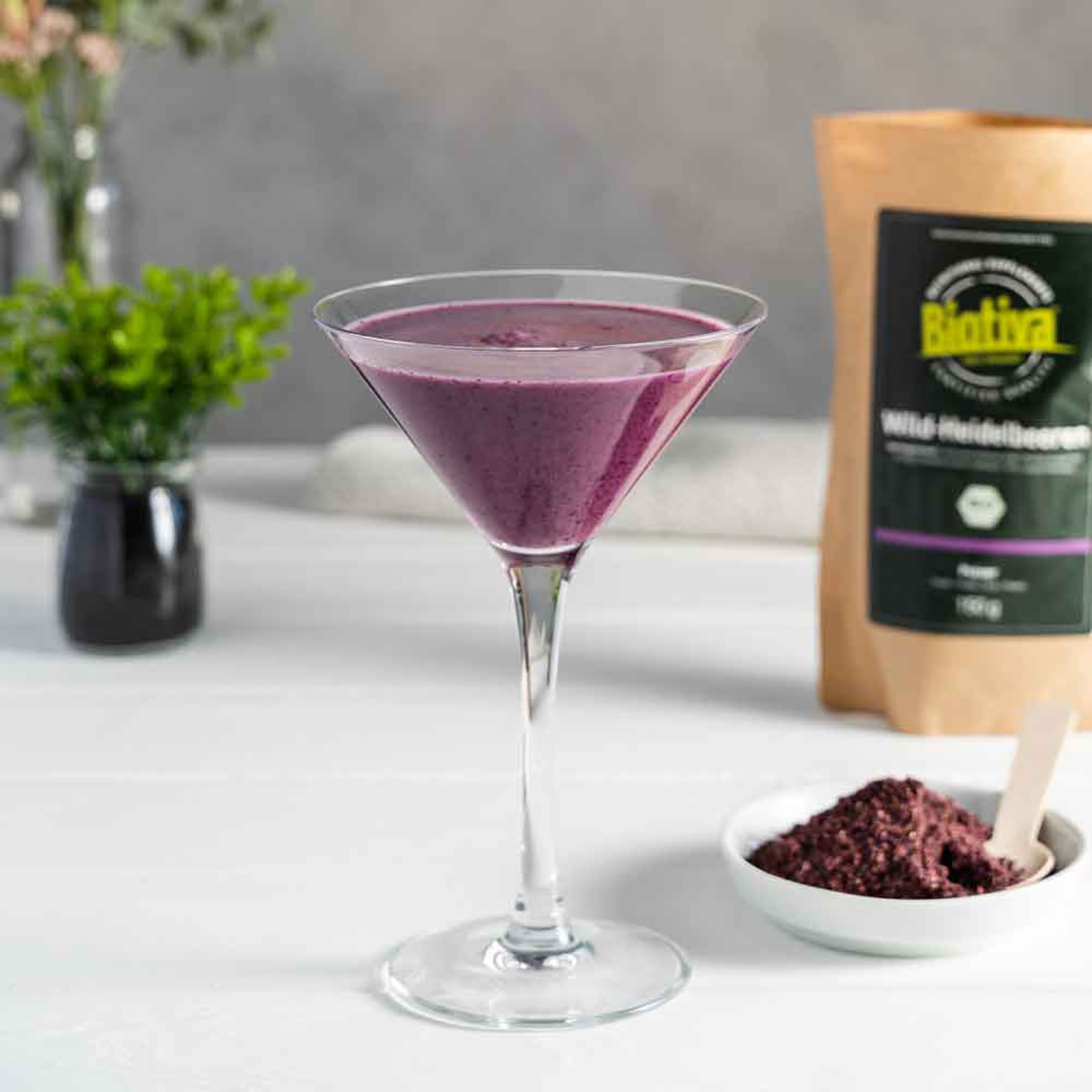 Biotiva Wild Heidelbeeren Pulver Bio