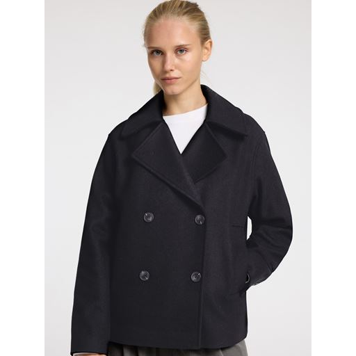 Selected Femme Alma Uldjakke, Black, 36